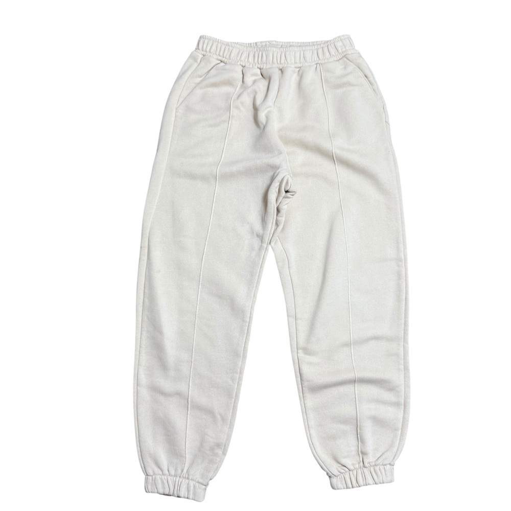 Zara Kids Cream Long Sweatpants / Joggers – Size 9